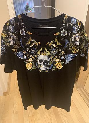 Футболка чоловіча з принтом м чорна