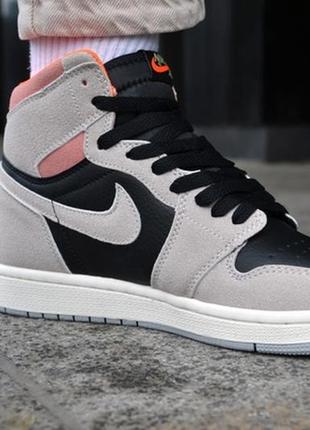 Nike air jordan 1 retro high grey 8