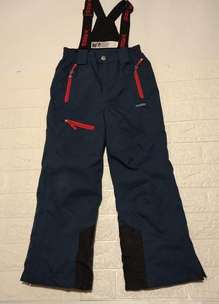 Теплые зимние лыжные брюки брюки полукомбинезон
