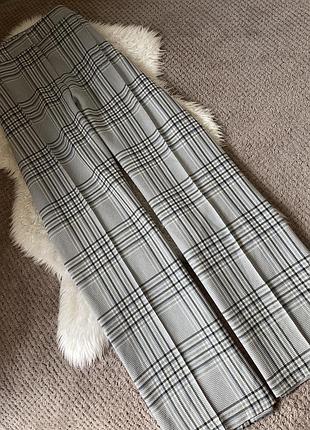 Брюки в клетку primark р.16/18