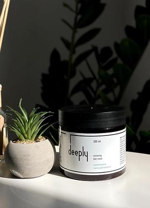 Зволожуюча маска deeply hydrating hair mask