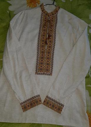 Классная, льняная вышиванка