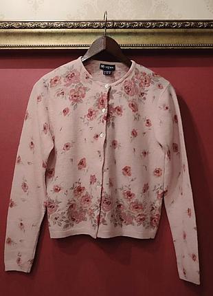 Ангора+шерсть кофта под вінтаж 12-14 10 42 л l свитер кардіган кардиган на пуговицах шерстяная шерстяной шерстяний шерсти джемпер светр