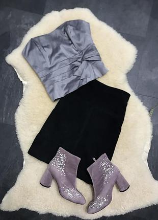 Топ корсет з сатину