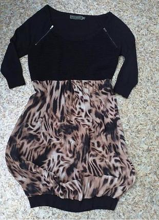 Платье mint velvet с шелковой юбкой, р. s