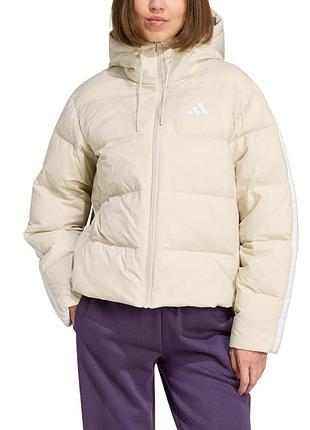 Куртка женская adidas w ess 3s p d ho серая