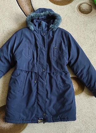 Зимова парка пальто на синтепоні