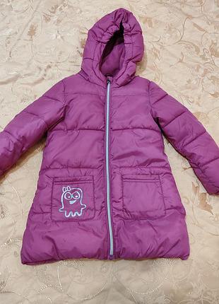 Яркая курточка на девочку 4-5 лет