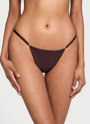 Женские трусики victoria's secret из экокожи