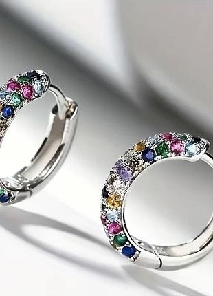 Серьги с камушками