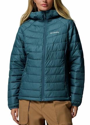 Куртка женская columbia powder lite™ ii hooded jacket бирюзовая 2089391-429