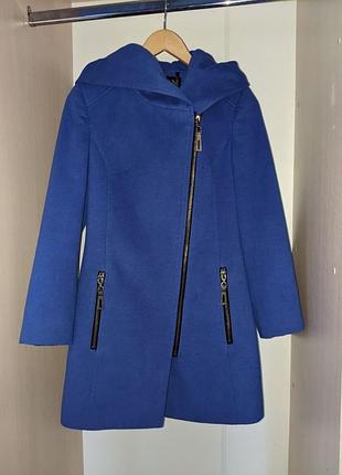 ▪️дуже красиве синє пальто весна/осінь, з карманами та капюшоном від korn