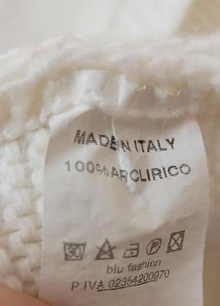 Белый кардиган вязаный 4