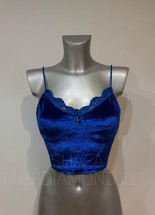 Топ велюр готичний