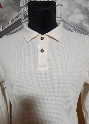 Поло лонгслів чоловічий h&m p.m -l.            52% cotton 48% polyester 3