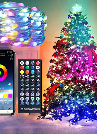 Уличные огни 5m smart bluetooth app control светодиодная led гирлянда