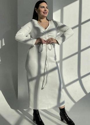 Женское теплое платье la vita батал