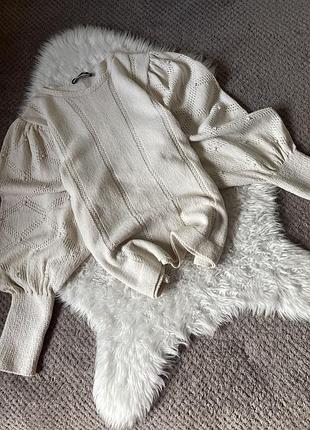 Светр с об’ємними рукавами marks&spenser р.20