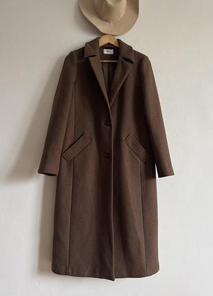 Шоколадне міді пальто