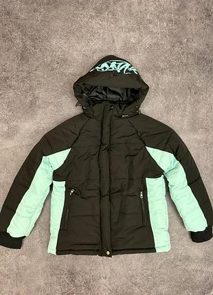 🛍 syna world puffer jacket black blue