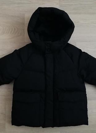 Пуховик, куртка зимняя пуховая zara 92 см 2 года