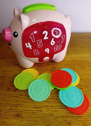 Свинка-скарбничка fisher-price