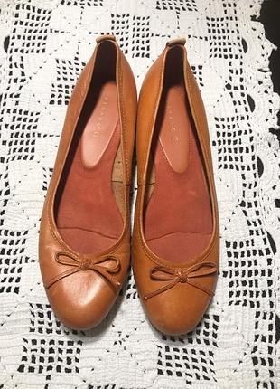 Лодочки шкіряні уст.26 см балетки