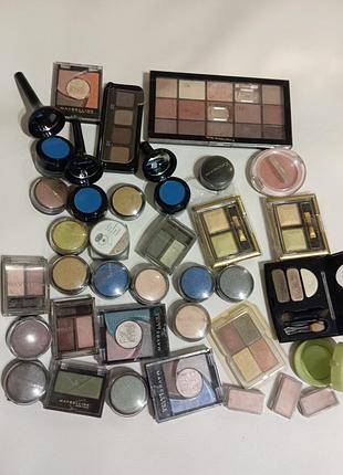 Тени. bourjois. max factor. maybelline.