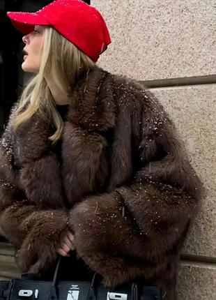 Шуба штучне хутро