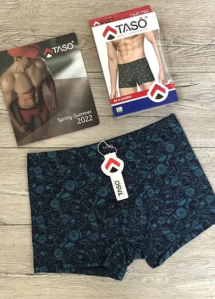 Трусы мужские taso 5786 боксерки бамбук - хлопок туречки. размер : l (46/48)