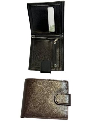 Чоловічий гаманець компактний з екошкіри