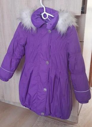 Детское пальто ленное