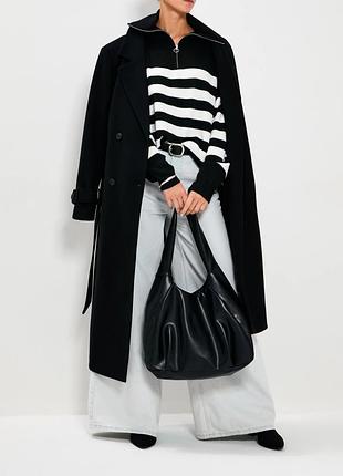 Джемпер поло женский в полоску