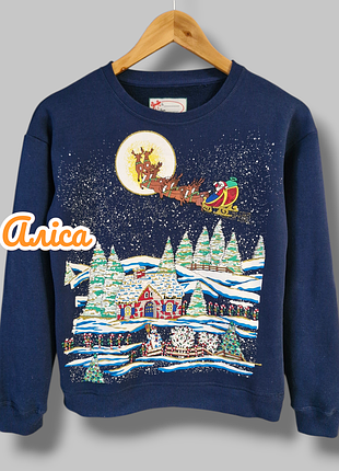 Новогодняя рождественская толстовка свитшот худи