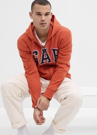 Чоловіче худі gap logo hoodie orange