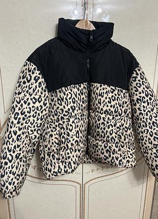 Куртка трендова леопард
