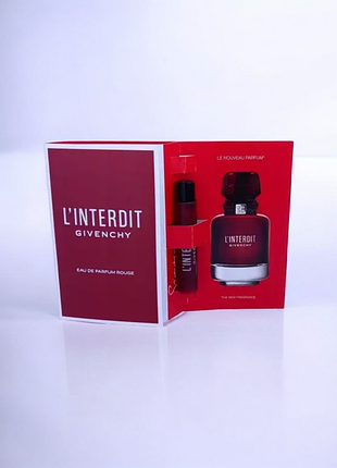 Пробник парфюма гибenchy l`interdit eau de parfum rouge 1 мл