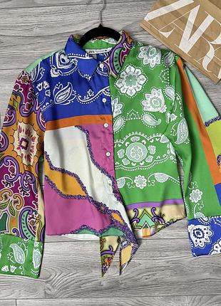 Блуза блузка zara сорочка