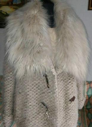 💖супер шерстяное буклированное пальто легкое теплое1 фото