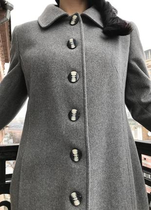 Итальянское пальто donna garrett’s шерсть лана эксклюзивная модель3 фото