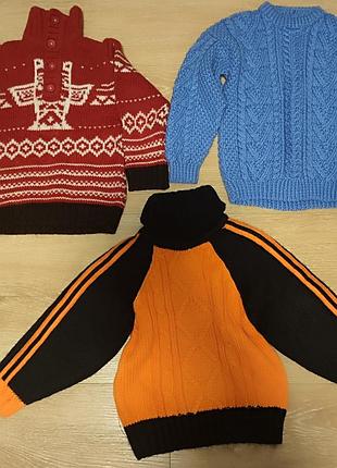 Детский вязаный свитер