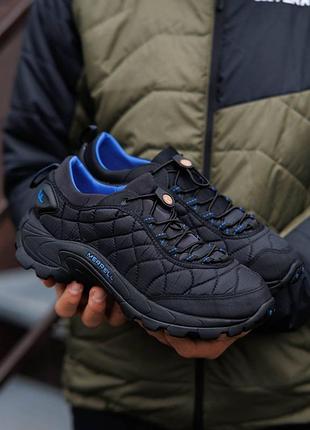 Мужские кроссовки merrell ice cap moc ii black blue