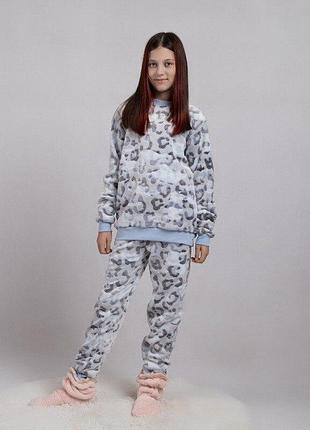 Піжама тепла махрова для дівчинки 2