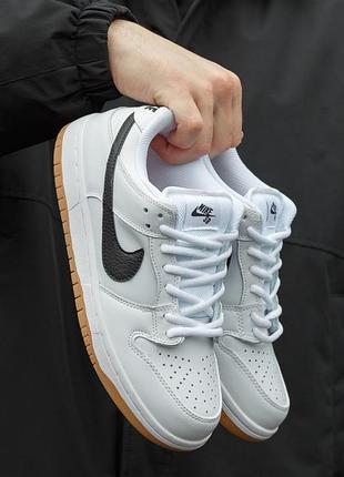 Кроссовки nike sb dunk pro white