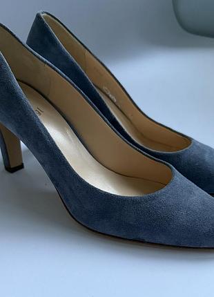 Hogl туфлі човники натуральна замша лодочки