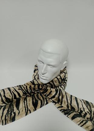 Шарф велюр.
тигровый принт