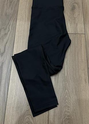 Легінси, лосіни на флісі матова еко шкіра