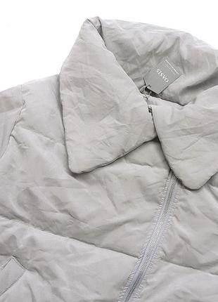Куртка серая теплая стеганая легкая, oasis.