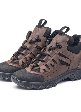 Тактические демисезонные кроссовки коричневые. tsh2