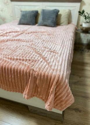 Плед шарпей евро персиковый s-ma tsh2